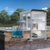 GEODRAIN PLUS doppelwandig strukturiertes perforiertes starres Rohr mit Geotextil