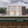 GEODRAIN PLUS doppelwandig strukturiertes perforiertes starres Rohr mit Geotextil
